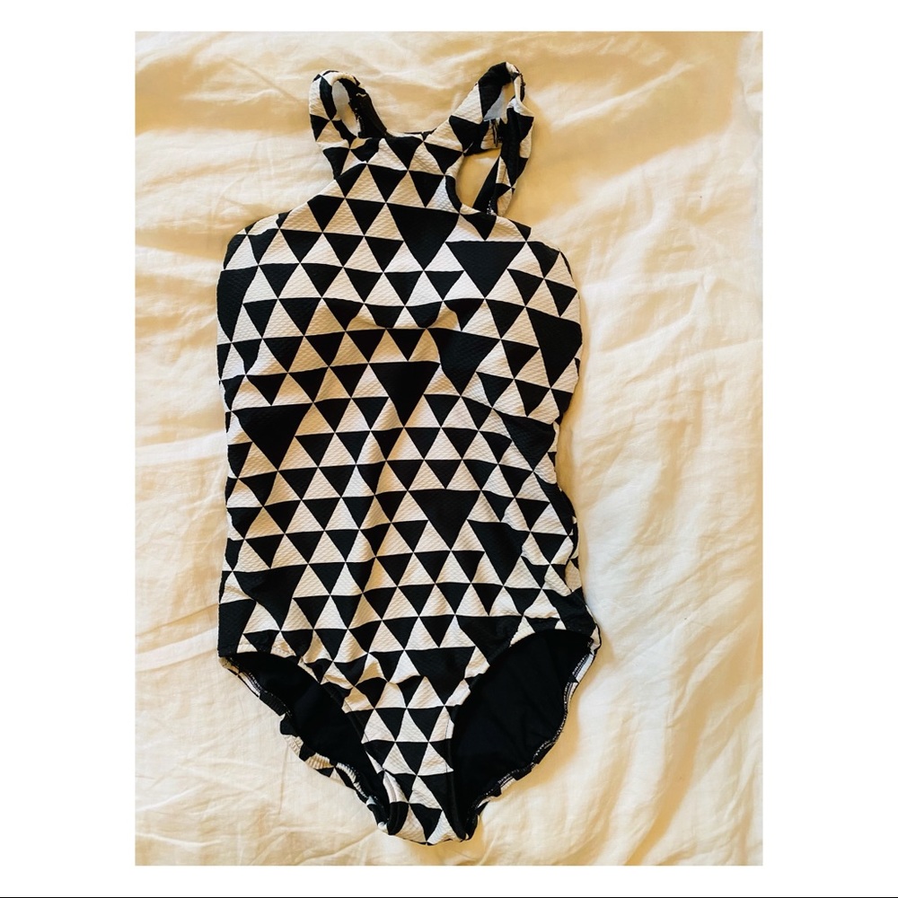 Geometric Seafolly One Piece (fits like a 6)